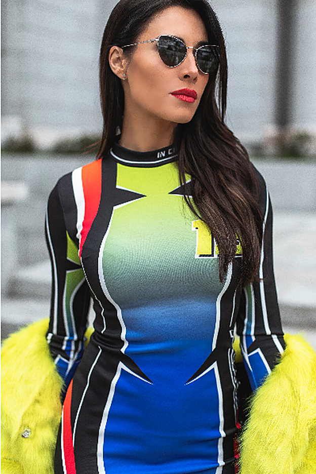 El vestido inspiración motera de Pilar Rubio.