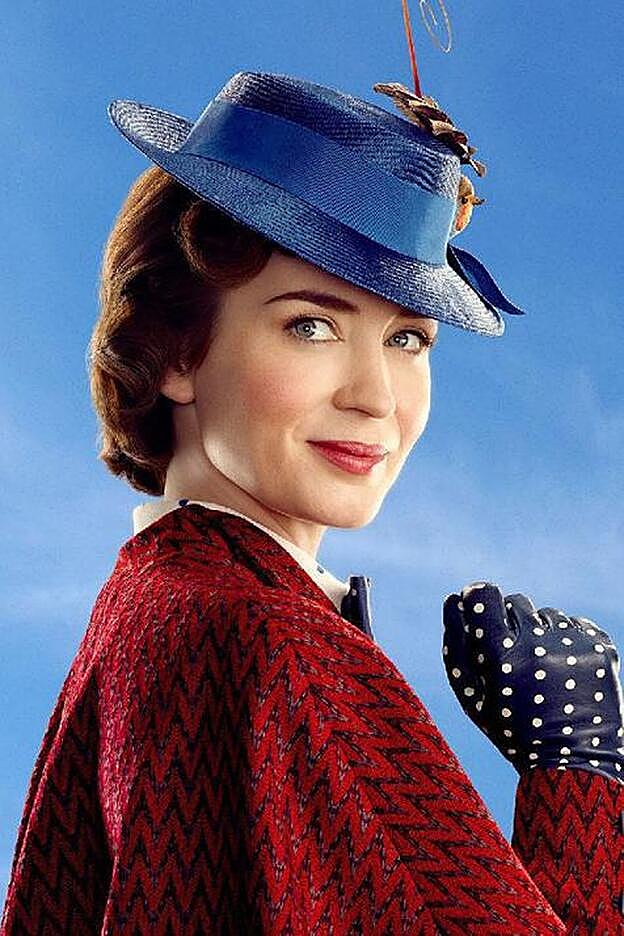 Emiliy Blunt encarna a la nueva Mary Poppins.