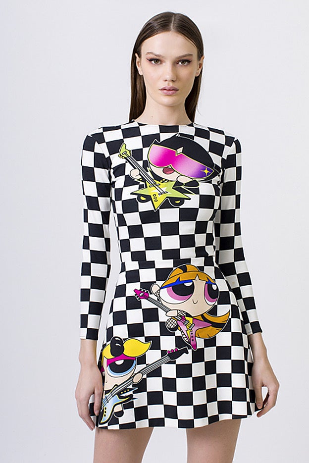 Conjunto de falda (195 euros) y camiseta (175 euros) de María Escoté.