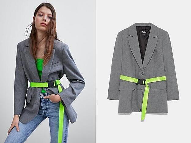 Blazer de Zara: 49,95 euros.