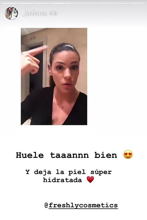 Laura Matamoros ha dado con el producto perfecto para hidratar su piel y hacer frente a las estrías.