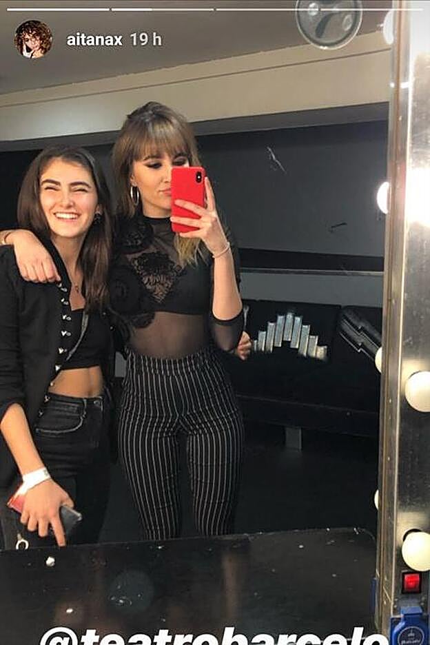 Aitana Ocaña compartía este 'look' hace unas horas en su Instagram 'stories'.