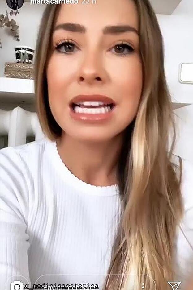 Marta ha explicado en Instagram 'stories' en qué consiste cada uno de los tratamientos beauty que se aplica.