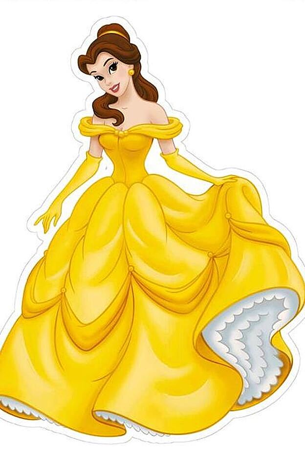 El icónico vestido amarillo de Bella, en "La bella y la bestia".