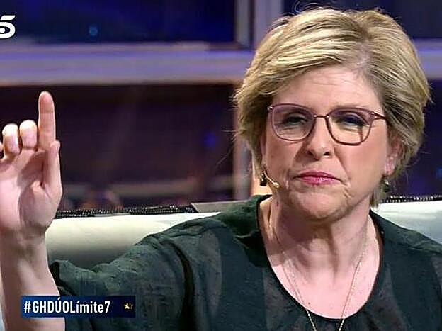 La madre de María Jesús Ruiz en el plató de 'GH Dúo'.