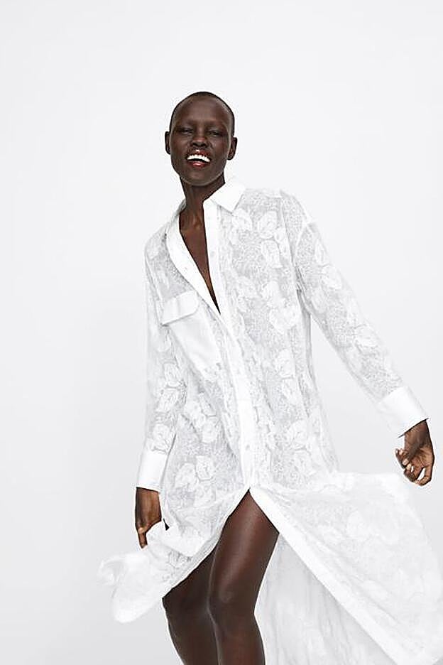 Vestudo túnica de zara (49,95 euros).