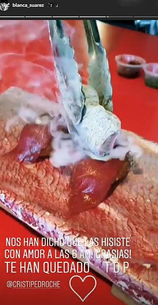 Balnca Suárez y Mario Casas le envía un mensaje a Cristina Pedroche.