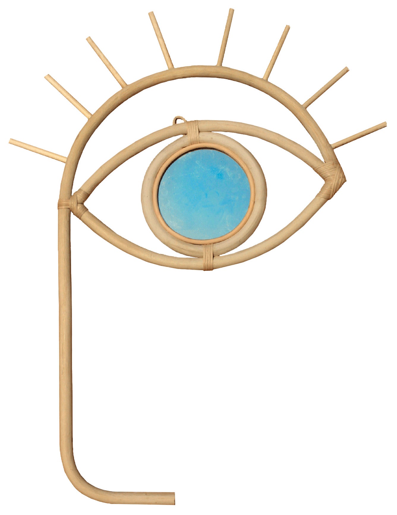 Desde Marrakech llega este homenaje a Picasso en forma de espejo realizado en ratán. Es la propuesta de la diseñadora belga Laurence Leenaert.