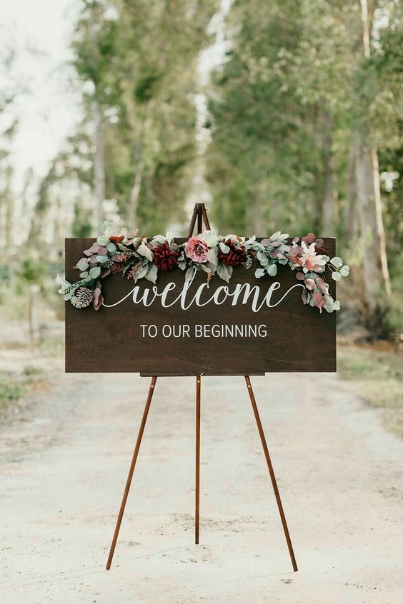 ¿No os parece ideal para dar la bienvenidaa vuestra boda a los invitados?