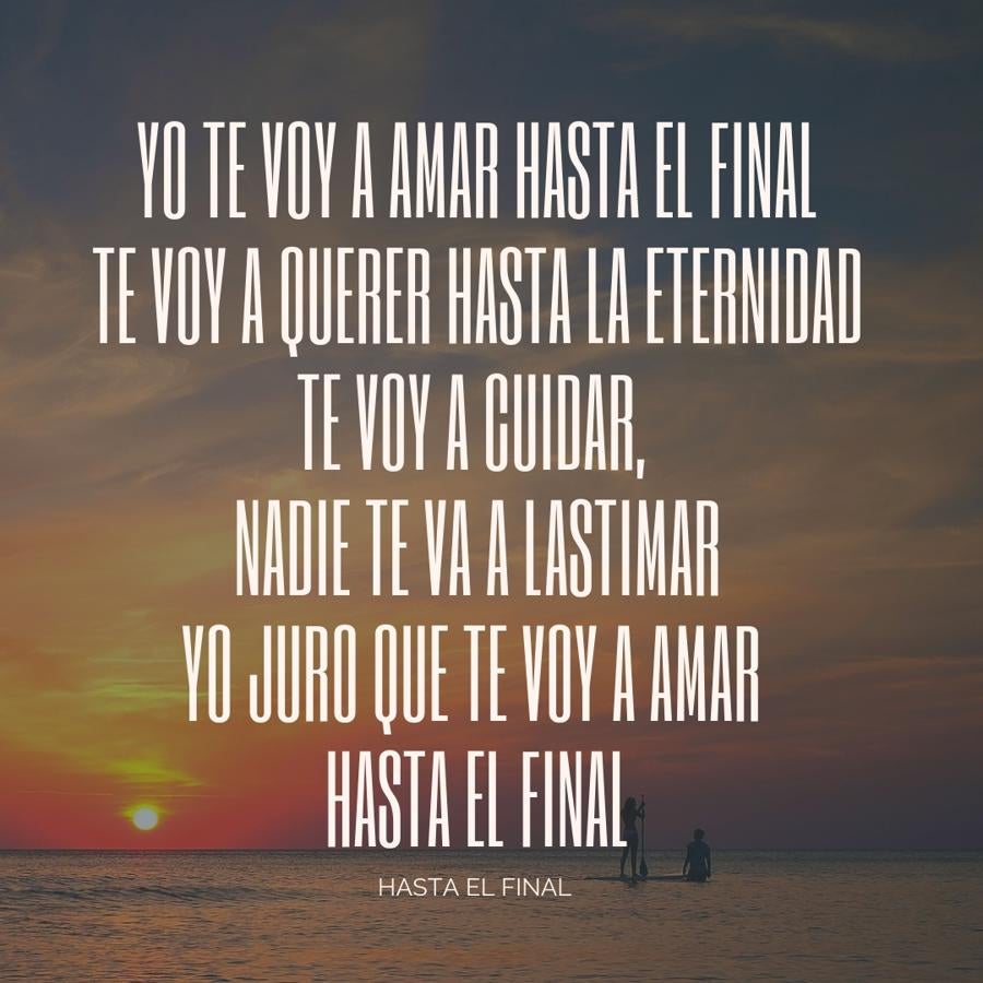 'Hasta el final', de David Bisbal.