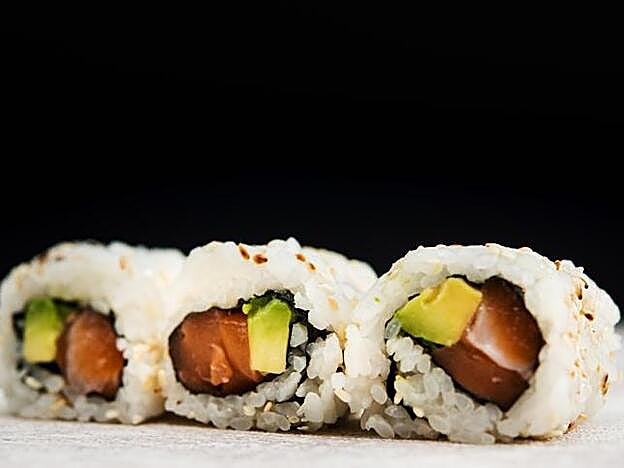 Rollitos de arroz con verdura.