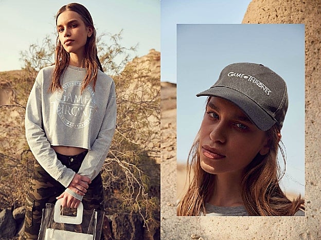 1. Sudadera crop (12 euros). 2. Gorra (6 euros). Todo de la colección de 'Juego de Tronos' de Primark.