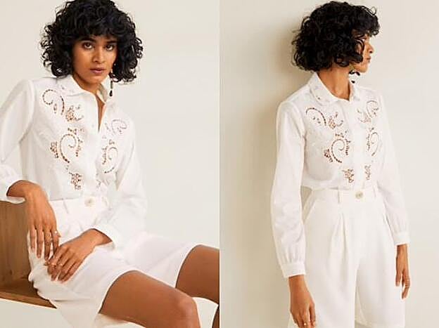 Blusa de Mango: 39,99 euros.