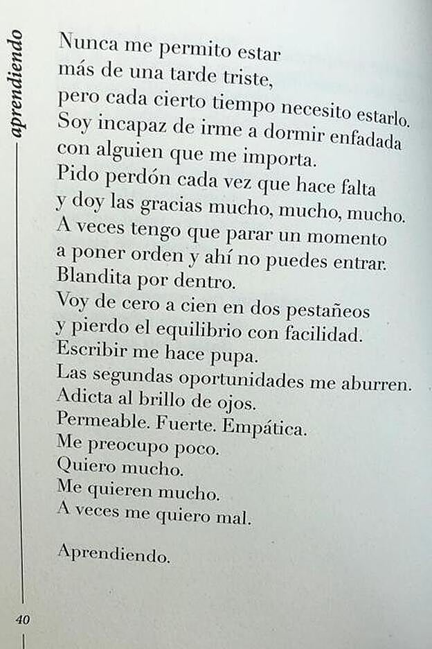 Poema 'Aprendiendo'