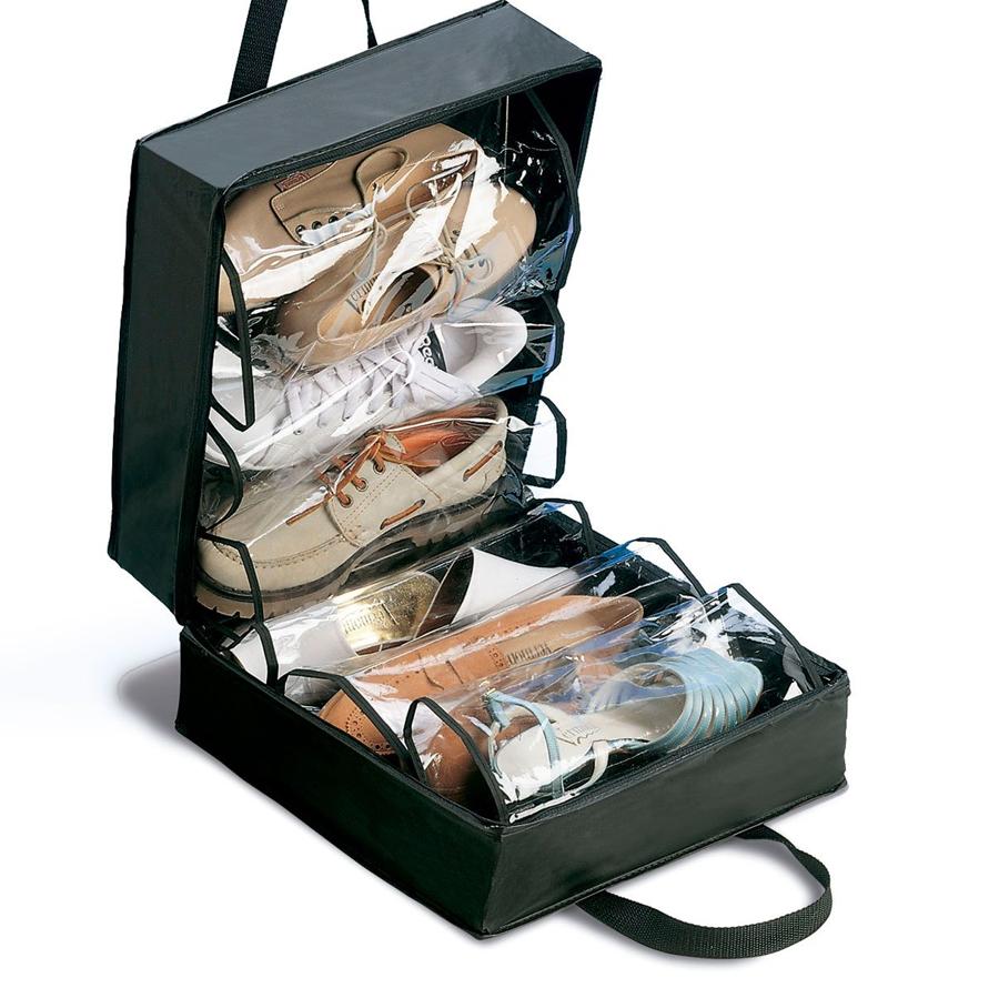 Este organizador de calzado nos permite llevar un zapatero portátil que solo tendremos que sacar de la maleta y colocar en el armario cuando viajemos.  En amazon cuesta 13.99 euros .