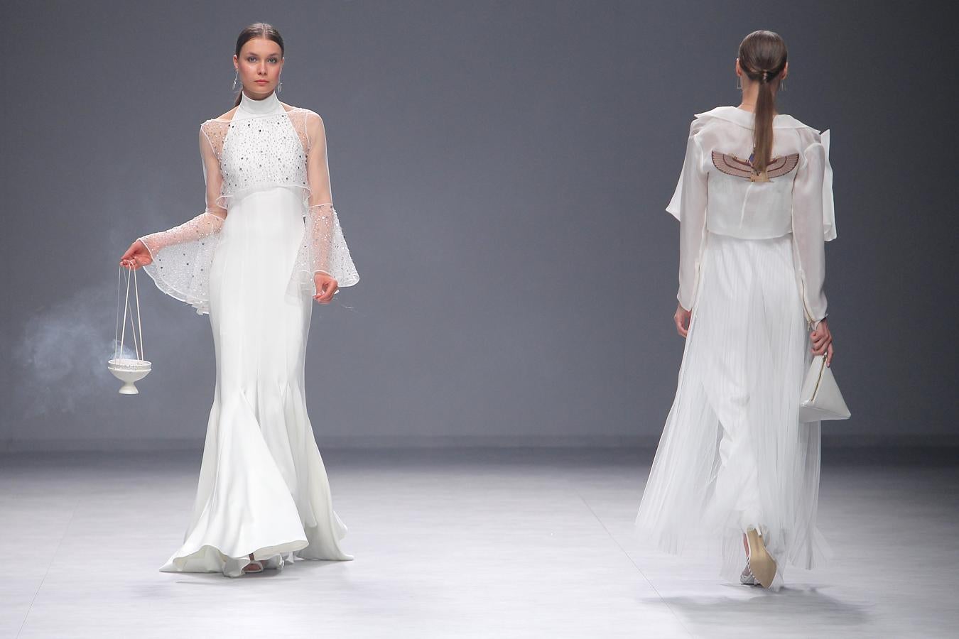 El vestido de novia más bonito del desfile de Lorena Panea en la Barcelona Bridal Week.