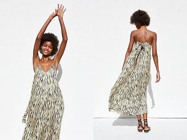 Vestido tie dye de Zara: 25,95 euros.