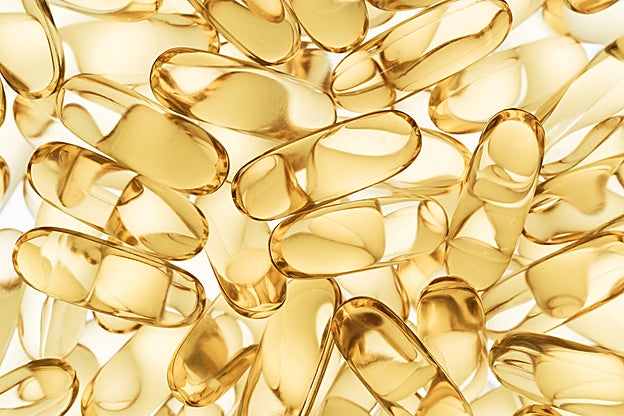 Pastillas de aceite de pescado.