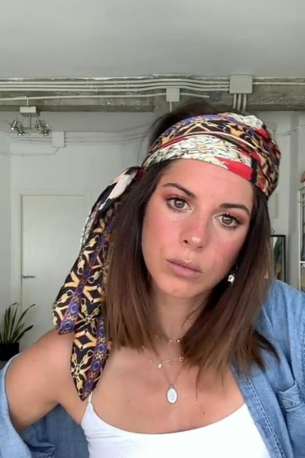 Marta se ha decantado por colores tostados, marrones e incluso dorados paraeste maquillaje bronceado.