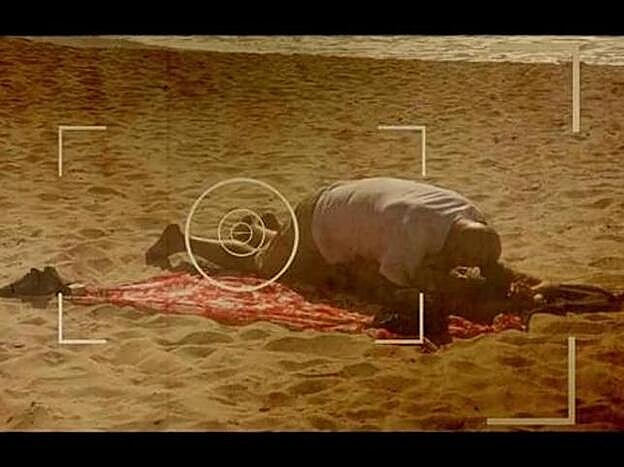 Las imágenes de Kiko Matamoros y Marta López Álamo muy cariñosos en las playas del Algarve portugués.