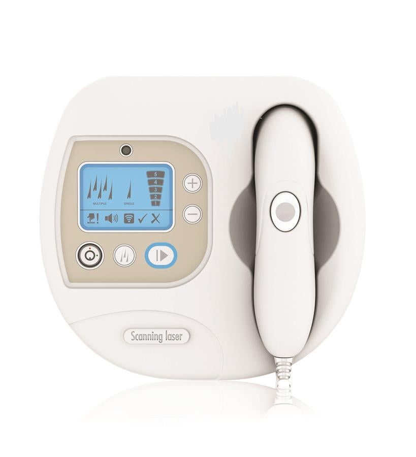 Ideal para piernas, brazos, axilas, línea de bikini y el vello facial. Funciona con láser de iodo, escaneando automáticamente la piel tratando hasta 60 vellos en pocos segundos con una gran potencia, con lo que se obtienen excelentes resultados. Incluye DVD explicativo con instrucciones, clínicamente probado. (289,90 €).