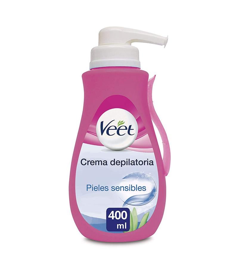 Con dosificador y tecnología Silk&Fresh especialmente indicada para pieles delicadas muy reactivas. Elimina el vello eficazmente y mantiene la piel hidratada hasta 24 horas. Su fragancia ha sido diseñada para garantizar que no se perciba ningún olor persistente. (12,90 €).