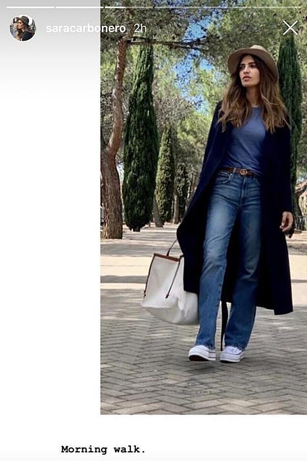 Sara Carbonero comparte su look con las zapatillas con plataforma con las que ganarás altura.