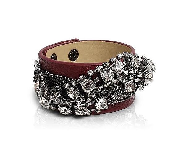 La pulsera con pedrería de la colección Rock de Alejandro Sanz cuesta 24.90 euros.