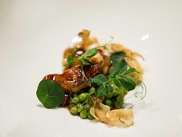 Uno de los platos propuestos en el restaurante Ramón Freixa.