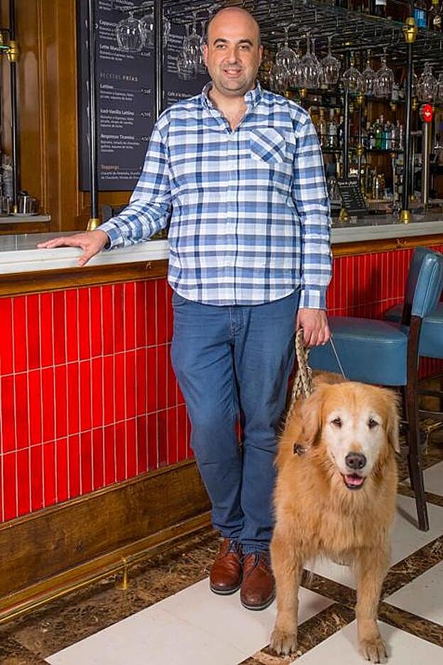 Emilio Ortiz durante la entrevista.