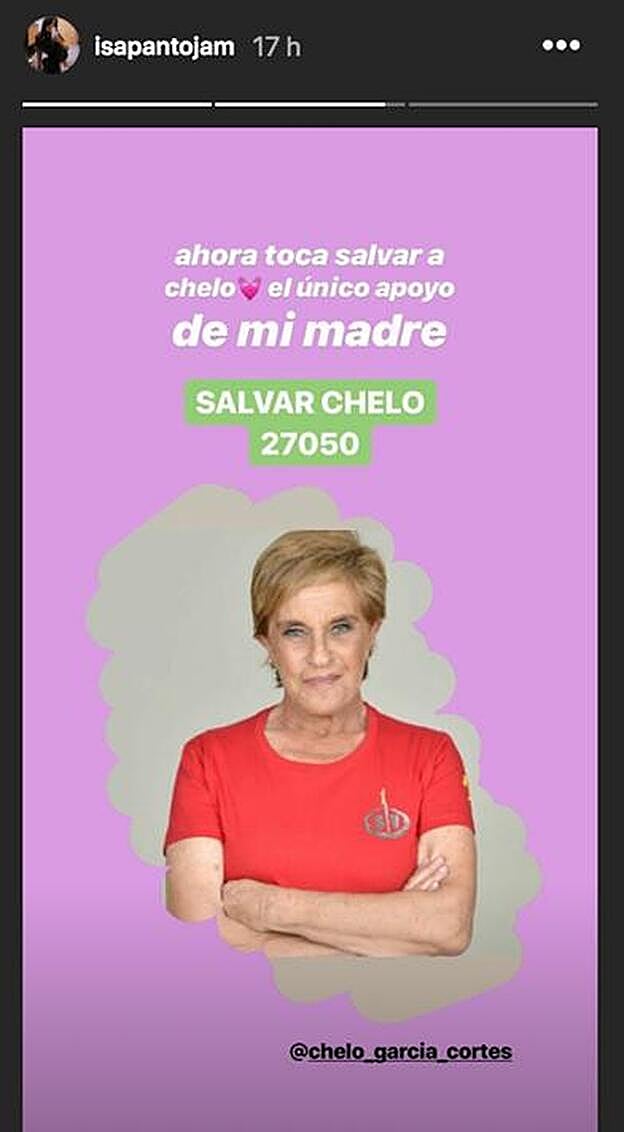 Galería. Así pide Chabelita a sus seguidores que salven a Chelo García Cortés. Pincha sobre la foto para ver el antes y el después de los presentadores y colaboradores de 'Sálvame'.