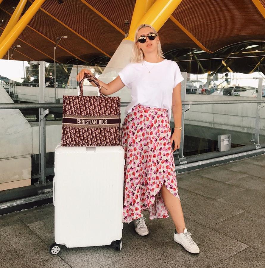 Este ha sido uno de los estampado estrella de Zara y Alba Díaz no dudó en hacerse con la falda de flores.