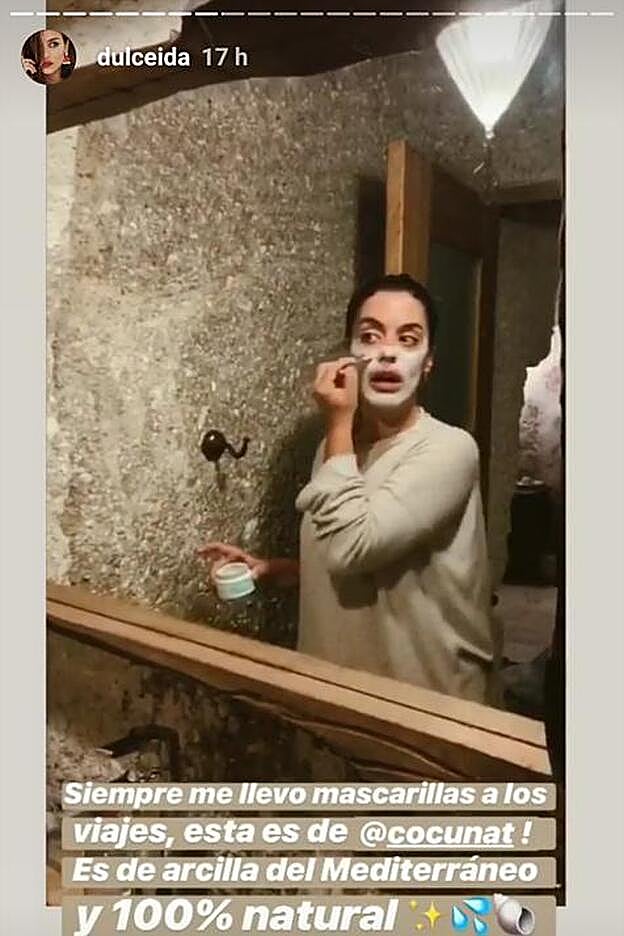 Dulceida asegura que recurre a este tipo de mascarillas faciales como un imprescindible en sus viajes.