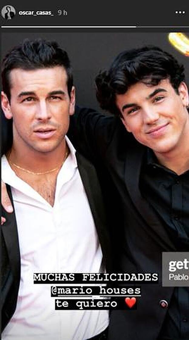 Óscar Casas felicita a su hermano con un emotivo mensaje a través de su cuenta de Instagram.