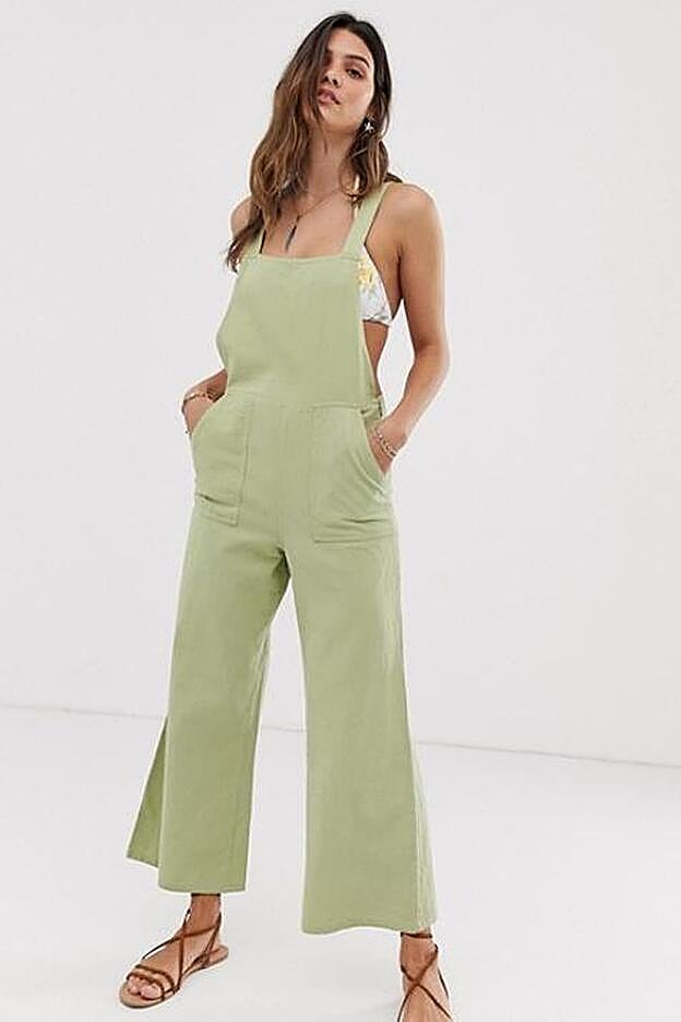 Mono largo de lino en kiwi Portugal de Rythm. (74,99 euros).