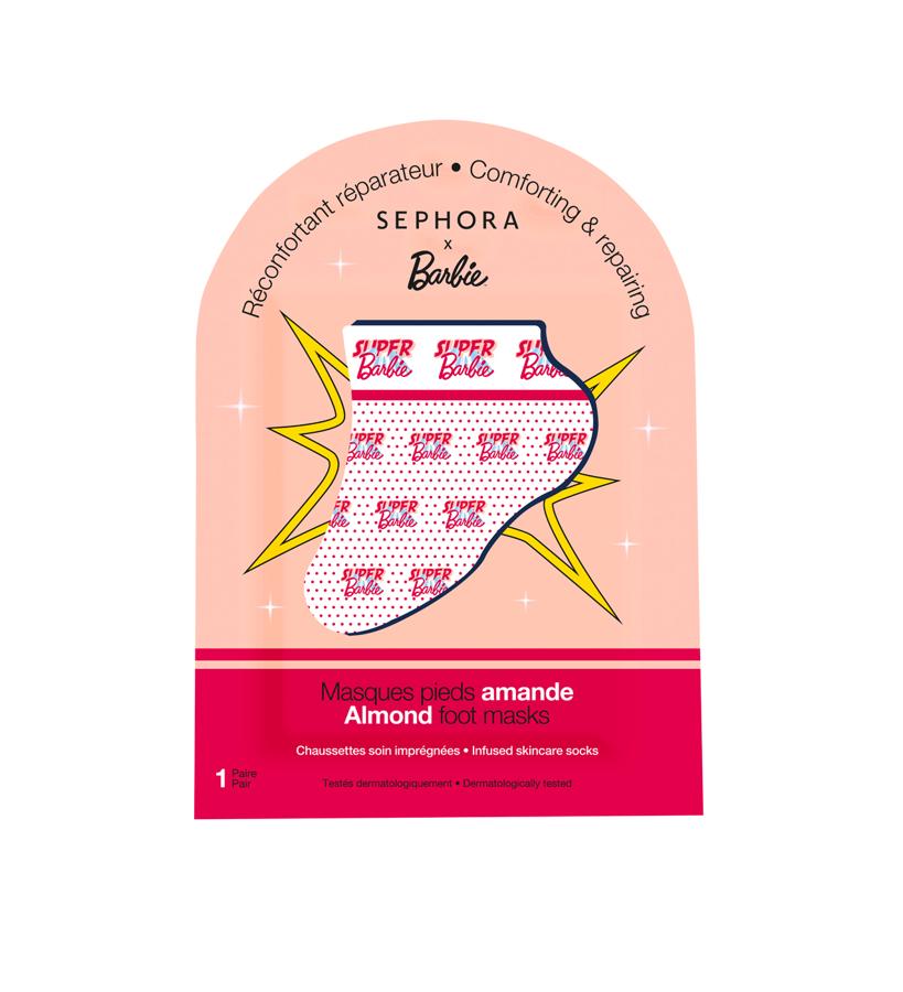 Enriquecida con almendra dulce, esta mascarilla estilo calcetín, reconforta y repara en un cuarto de hora los pies por el uso de zapatos demasiado altos e incluso planos.  Mascarilla de pies  (3,99 €).