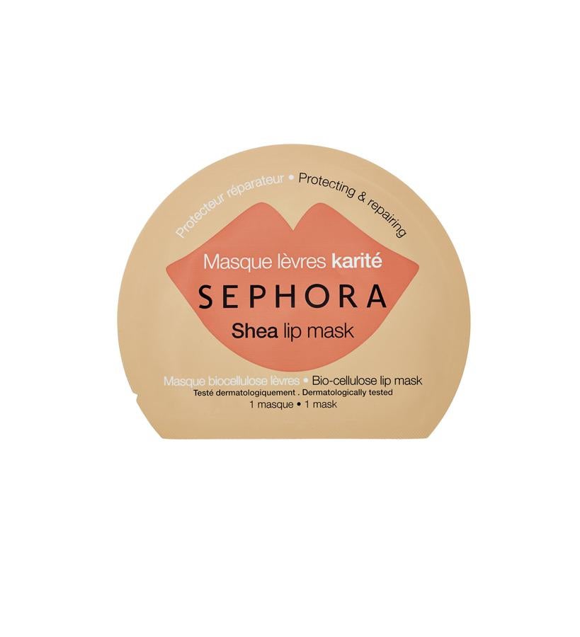 De biocelulosa con diseño que se adapta perfectamente al contorno de tus labios. Se centra en todas las necesidades del cuidado de los labios y ofrece resultados visibles en solo 15 minutos. Las propiedades del aceite de karité hidrata los labios y alivia cualquier sensación de sequedad, también alisa su superficie y el contorno de los labios al instante. De un solo uso en un práctico formato para llevar de viaje. (2,55 €).