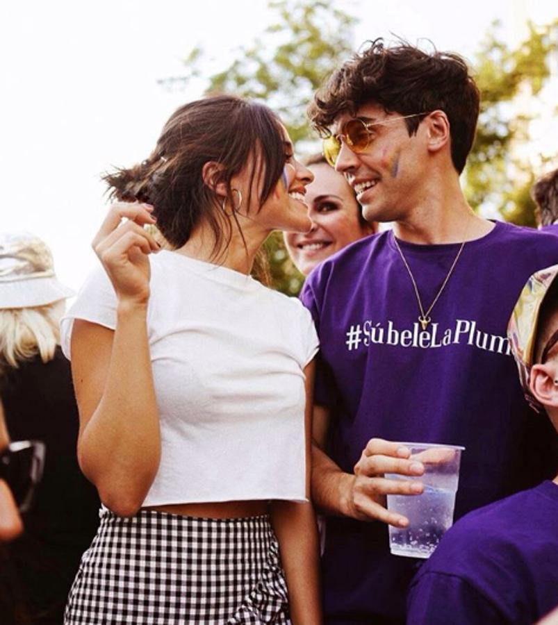 Se ha convertido en una de las imágenes con más 'likes' de Instagram. La actriz se subió a la carroza junto a su hermano, Javier Ambrossi. Una imagen muy bonita y aplaudida.