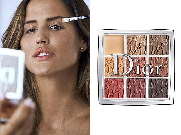 Alex Rivière utilizando la paleta Dior Backstage Eye Palette en tono 003.