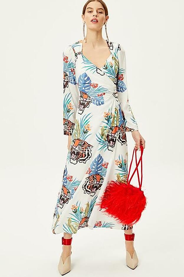 El vestido con estampado de tigre de Mioh que lleva Paula Echevarría.