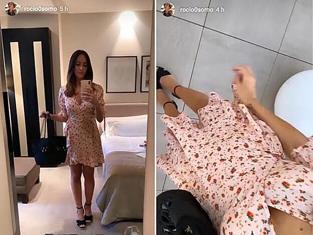 Rocío Osorno ha compartido este nuevo look de vestido en sus recientes stories de Instagram.