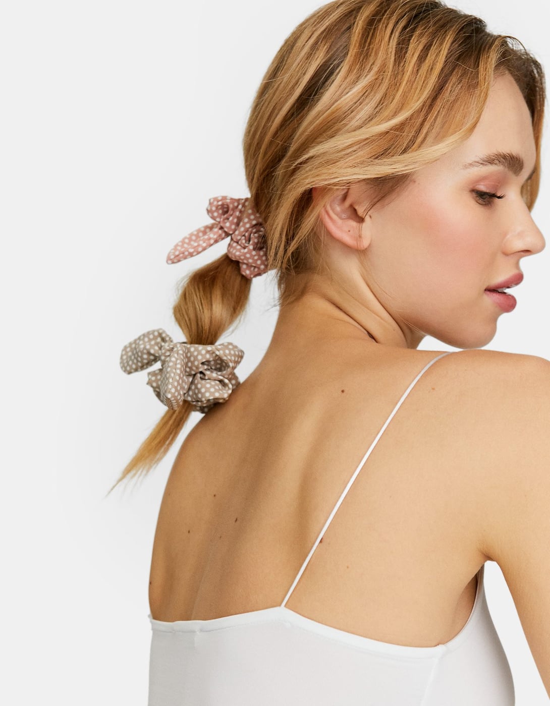 Coleteros con estampado de lunares. (5,99 euros).