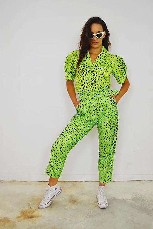 Camisa y pantalón a juego del modelo Cruella, 98 euros.