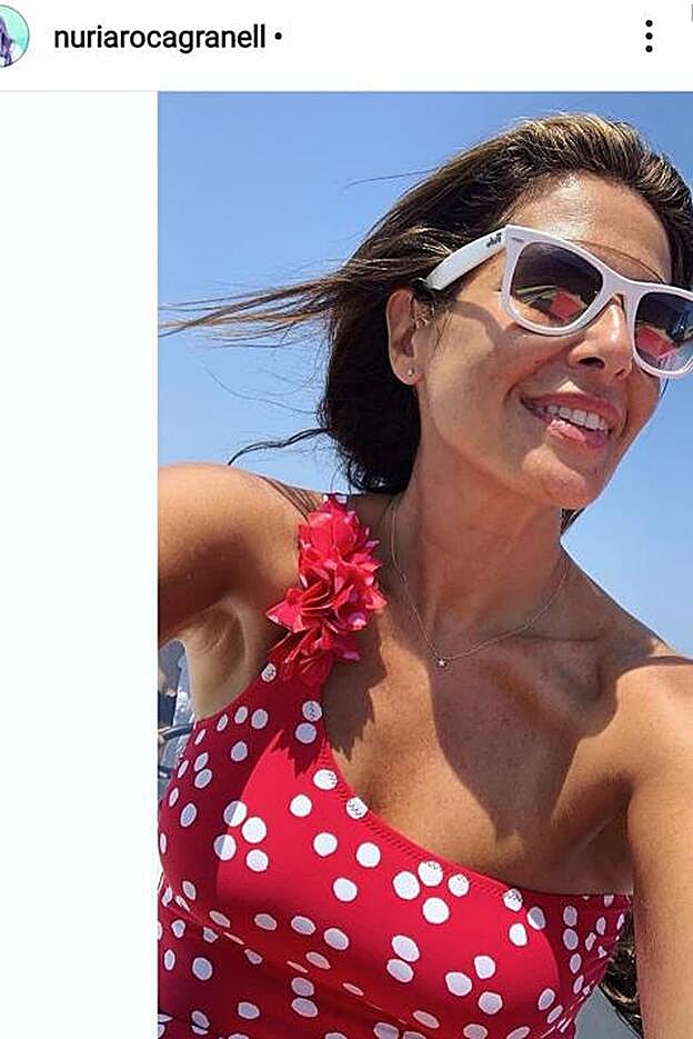 Nuria Roca lo ha lucido en sus últimas publicaciones de Instagram.