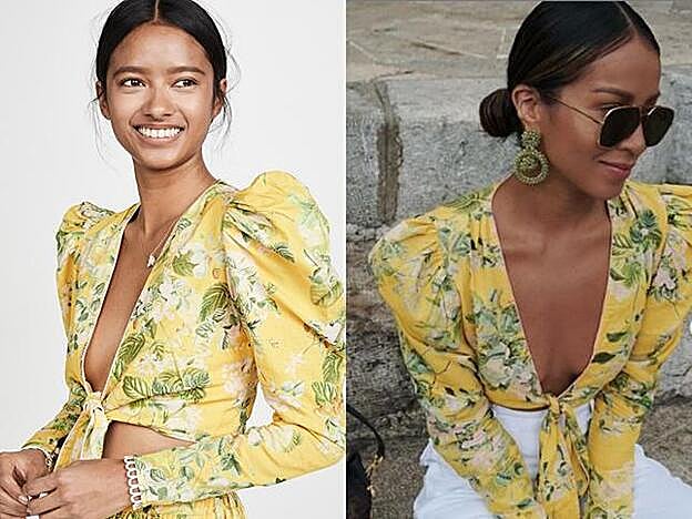 El top amarillo de Sincerely Jules cuesta 169,48 euros.