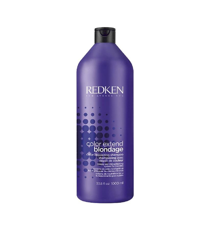 Este champú morado está formulado con un pigmento ultravioleta y el complejo de proteína de triple ácido para tonificar, fortalecer e iluminar el cabello en un solo paso. Asegúrate un pelo rubio más fuerte y brillante, usándolo al menos dos veces por semana, durante dos semanas seguidas. (19,20 €).