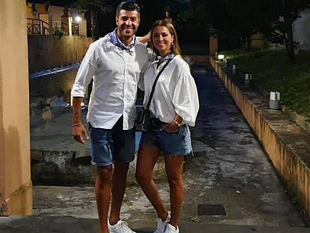 Paula Echevarría y Miguel Torres, conjuntados en el Festival de la Sardina.