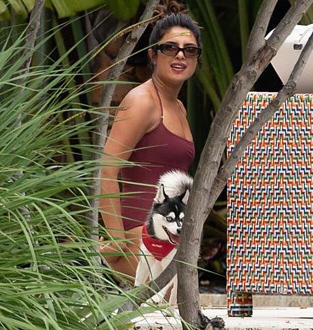 Priyanka Chopra y Sophie Turner juntas en Florida.