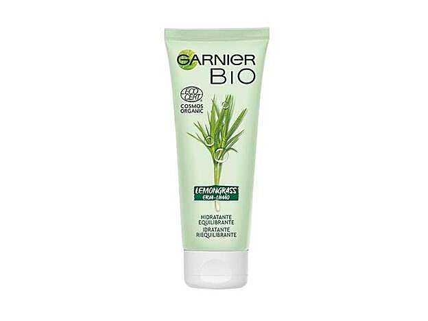 Hidratante Equilibrante al Lemongrass de Garnier BIO (6,95 €).