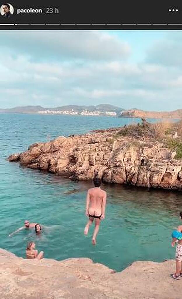 El actor compartía este divertido momento en su cuenta personal de Instagram